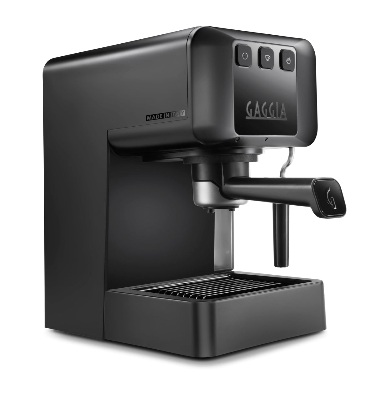 Gaggia EG2109 Black, Cafetera Espresso Manual para Café Molido o Monodosis, sistema POD para Espressos Cremosos con Monodosis, Preinfusión Automática, Nuevo Modelo 2023, 100% Made in Italy