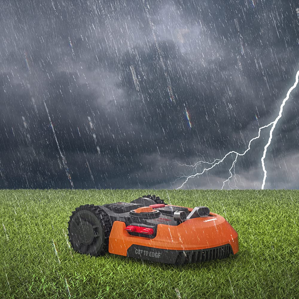 WORX WR167E tondeuse à gazon Tondeuse à gazon robot Batterie Noir, Orange