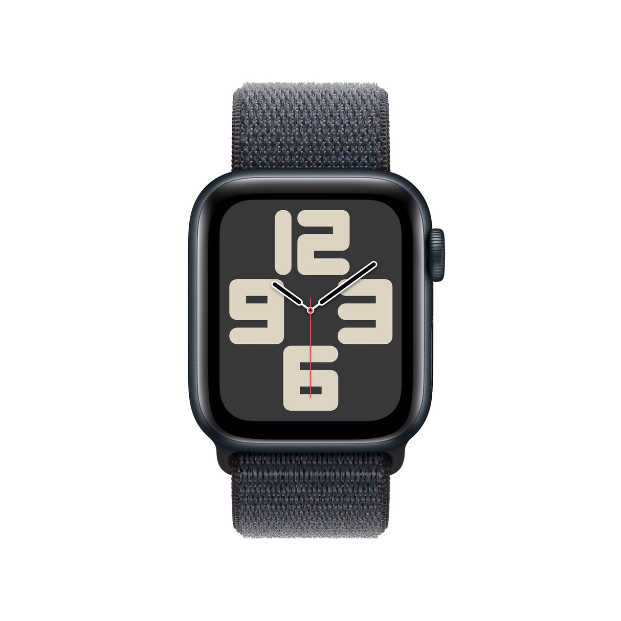 Apple Watch SE de 2.ª generación GPS Smartwatch con Caja de Aluminio en Medianoche de 40 mm y Correa Loop Deportiva Tinta. Monitores de entreno y sueño y Neutro en Carbono