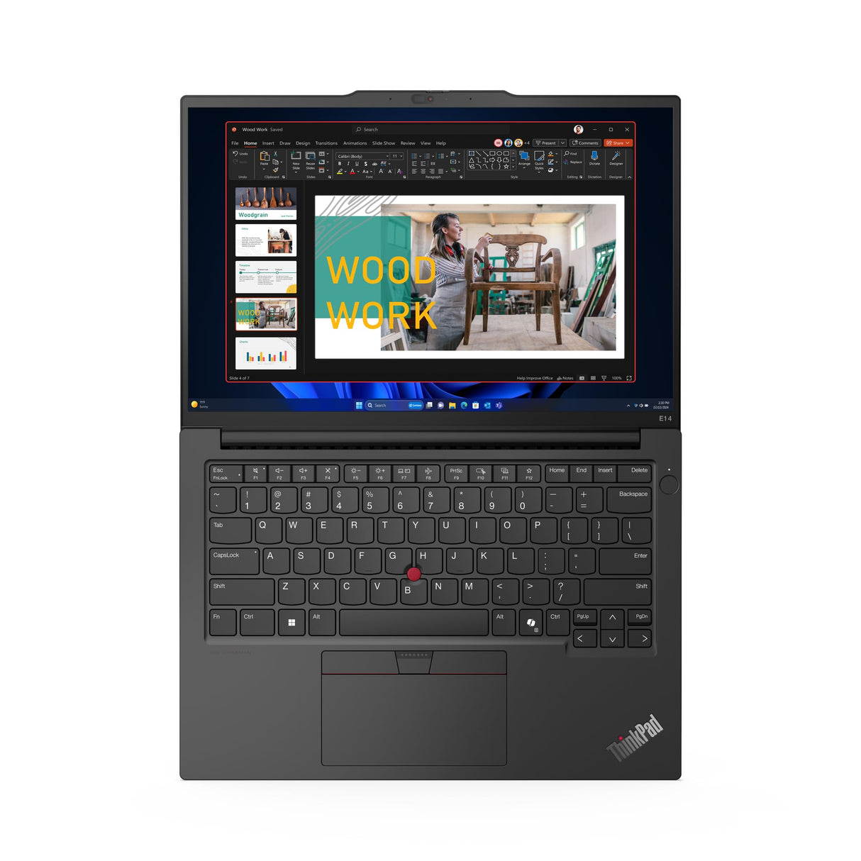 Lenovo ThinkPad E14 Intel Core Ultra 5 125U Ordinateur portable 35,6 cm (14") WUXGA 8 Go DDR5-SDRAM 256 Go SSD Wi-Fi 6E