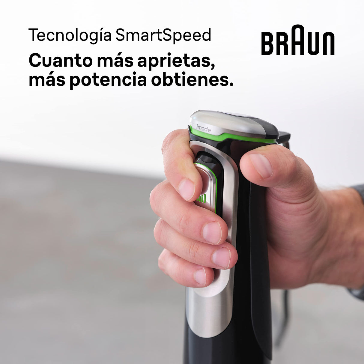 Braun Hogar Minipimer MQ 9187XLI Batidora de Mano, 1200W, vaso medidor, varillas de acero inoxidable, picadora y bol procesador de alimentos, negro