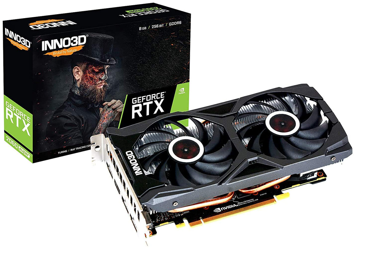 Inno3D Tarjeta gráfica GeForce RTX 2060 Super Twin x2 OC, 8192 MB GDDR6