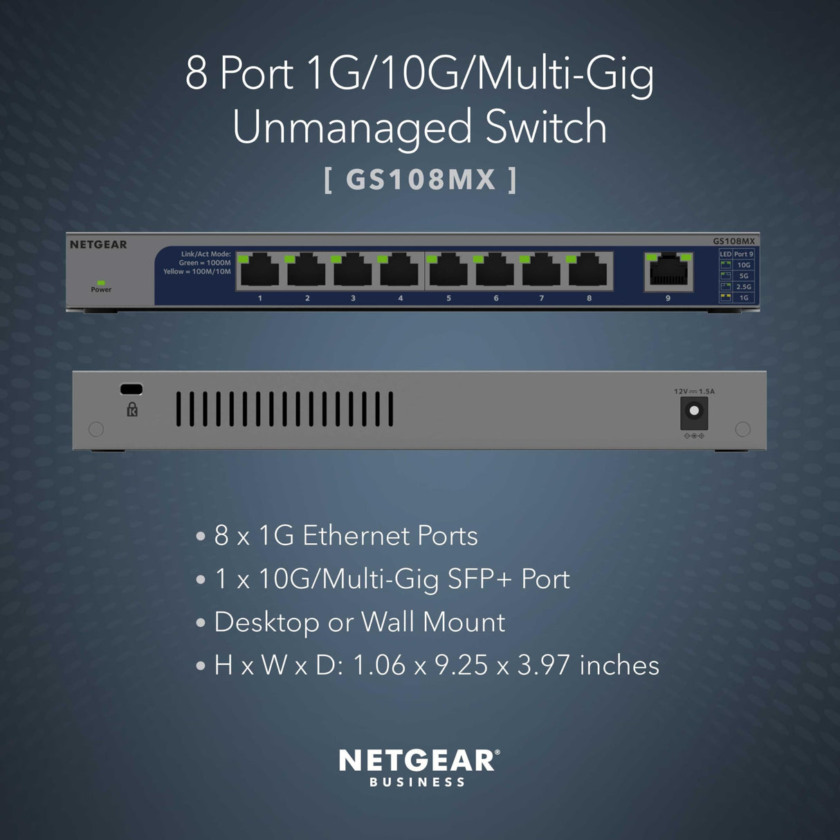 Netgear GS108MX-100EUS