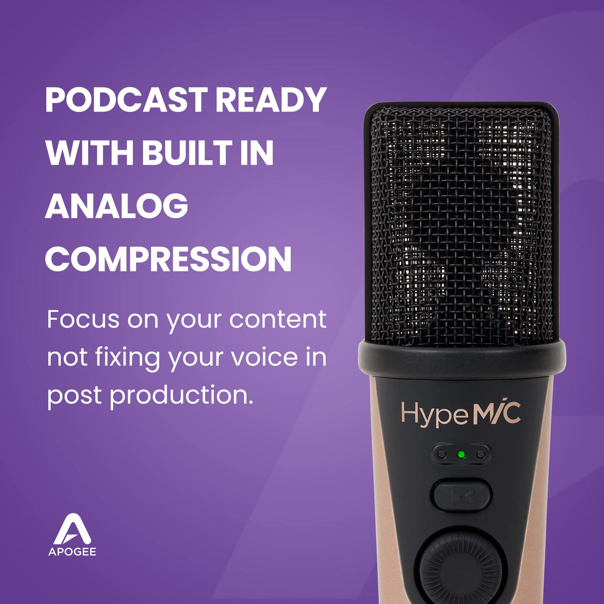 Apogee - HypeMIC - Micrófono de condensador USB