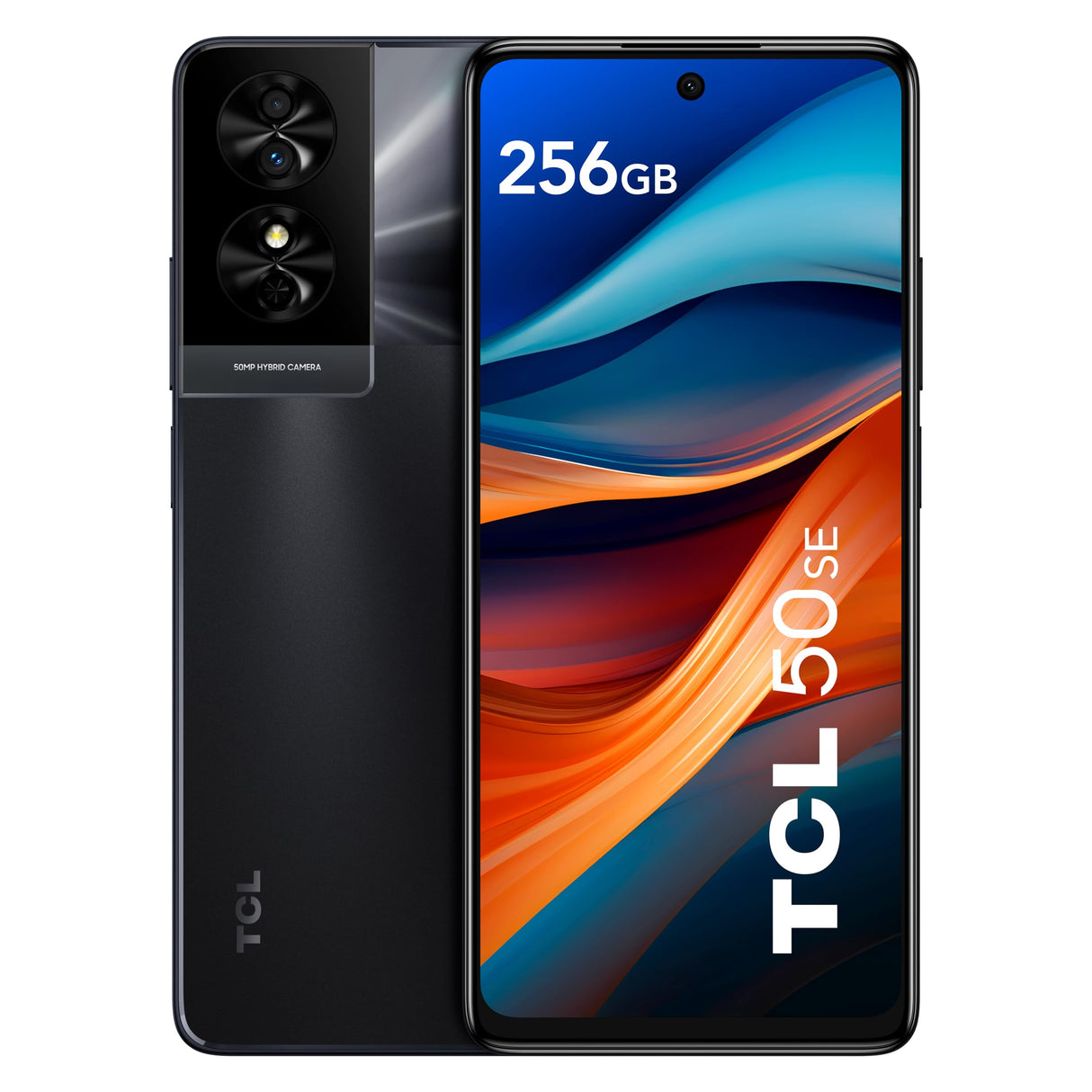 TCL 50 SE 256GB - Smartphone de 6.78" (Pantalla 90Hz, 12GB (6+6) - 256GB, Ampliable MicroSD, Dual SIM, Doble Altavoz, Cámara 50MP, Batería 5010mAh, Android 14.) Space Gray