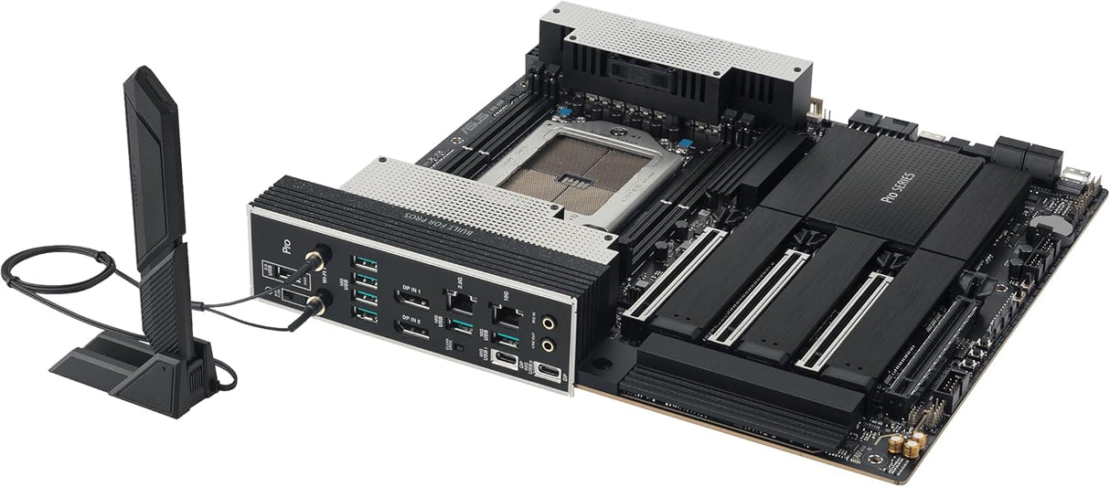 ASUS PRO WS TRX50-SAGE WIFI A - Motherboard - SSI CEB - Socket sTR5 - AMD TRX50 Chipsatz - USB4, USB 3.2 Gen 2, USB 3.2 Gen 1, USB-C 3.2 Gen 2x2 - 10 Gigabit LAN, 2.5 Gigabit LAN, Wi-Fi 7, Bluetooth