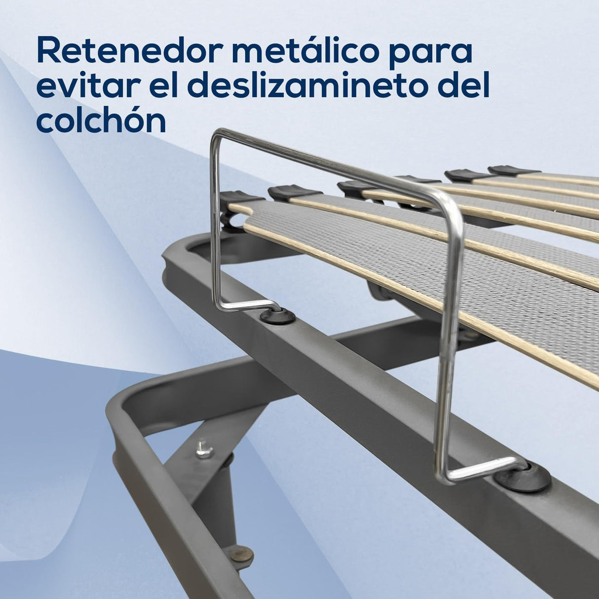 DUÉRMETE ONLINE - Pack Cama Eléctrica Articulada Reforzada Ergomedic Pro + Colchón Sanitario Sanipur + Barandillas INOX, 90x190