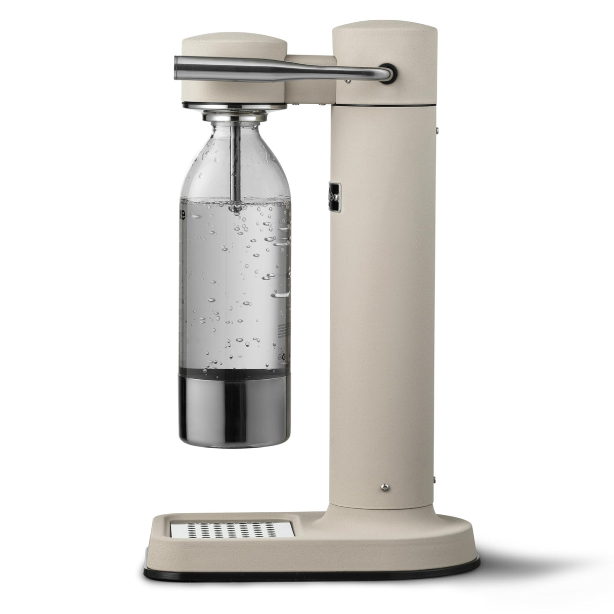 Aarke Carbonator 3, Máquina para hacer Agua con Gas en Acero Inoxidable, incluye Botella 800ml, Edición Especial Sand