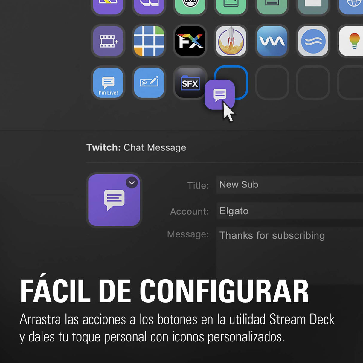 Elgato Stream Deck XL – Controlador avanzado de estudio, 32 teclas macro, activa acciones en apps y software como OBS, Twitch, YouTube y otros, funciona en Mac y PC