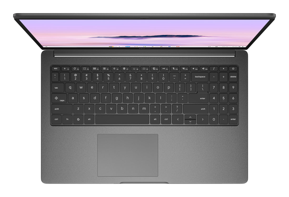ASUS Chromebook CX1505CTA-S70031 - Ordenador Portátil 15.6" Full HD (Intel Core 3 N355, 8GB RAM, 128GB eMMC, Graphics, ChromeOS) Gris Roca - Teclado QWERTY español