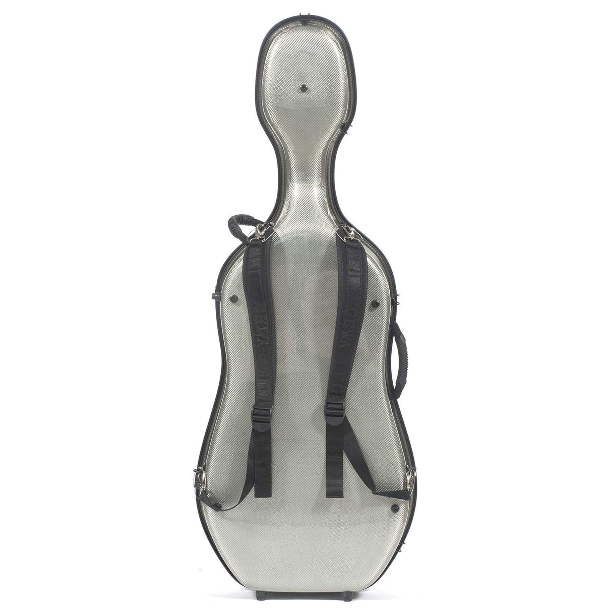 Gewa 343374 Estuche Cello Idea Titanium Carbon 3.3 Titanium/Azul, Fabricada en Alemania