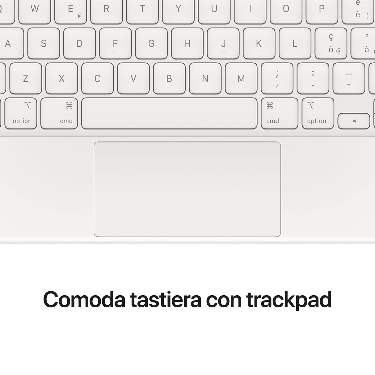Apple Magic Keyboard (para el 12.9-Inch iPad Pro - 5.ª generación) - Italiano - en Blanco