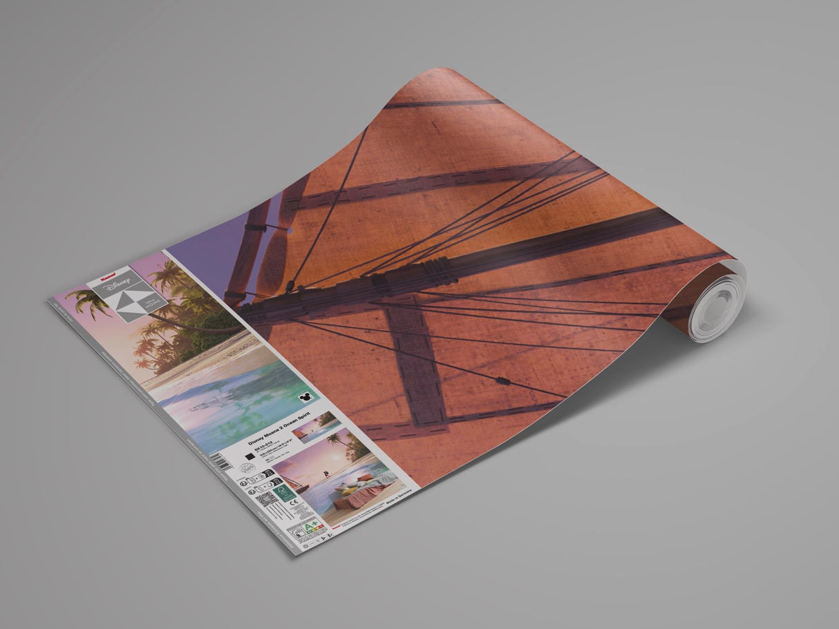 Komar WTD - Papel pintado fotográfico para habitación infantil (500 x 250 cm), diseño de Moana 2 Ocean Spirit de Disney