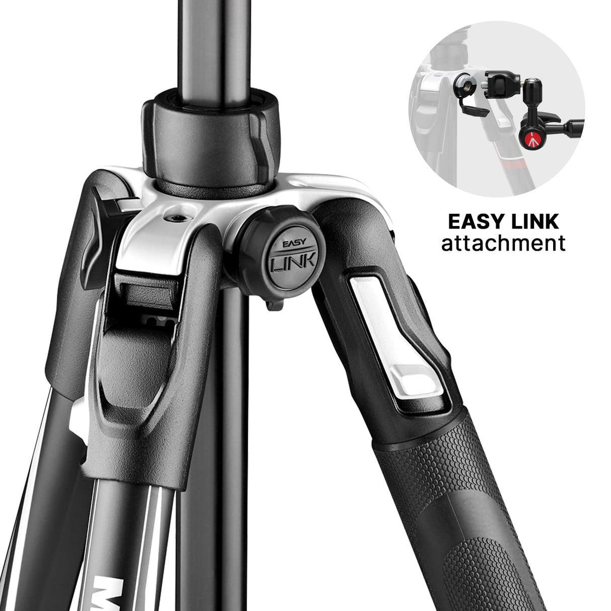 Manfrotto Befree Live Twist - Trípode de Viaje en Aluminio con Cierre de Rosca para Cámara Reflex, CSC, Cámaras Compactas - Para Contenido Creativo, Videos, Vlogging