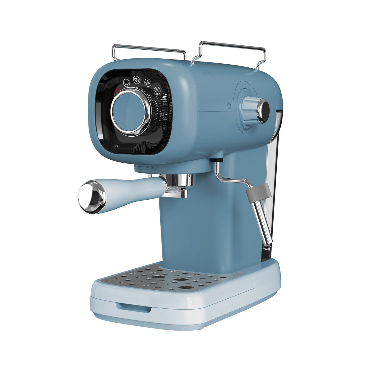Tognana Iridea, Máquina de café espresso, plástico - acero inoxidable, Azul celeste
