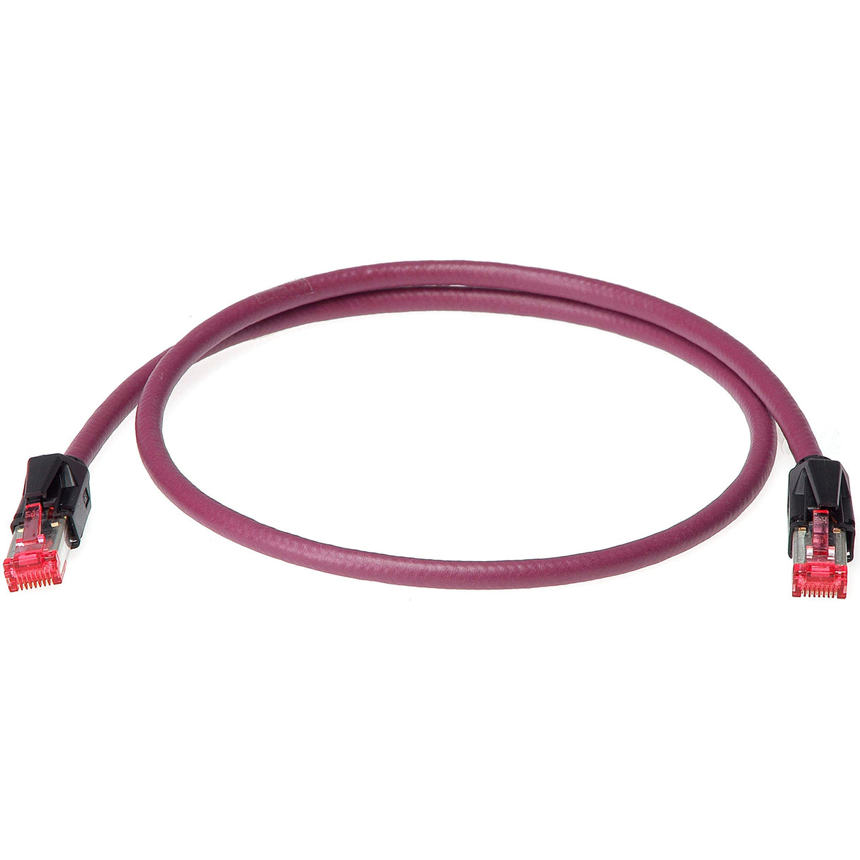 Klotz Cable de red CAT, 5 m RJ45 - RJ45, color burdeos violeta - Cables interfaz digital