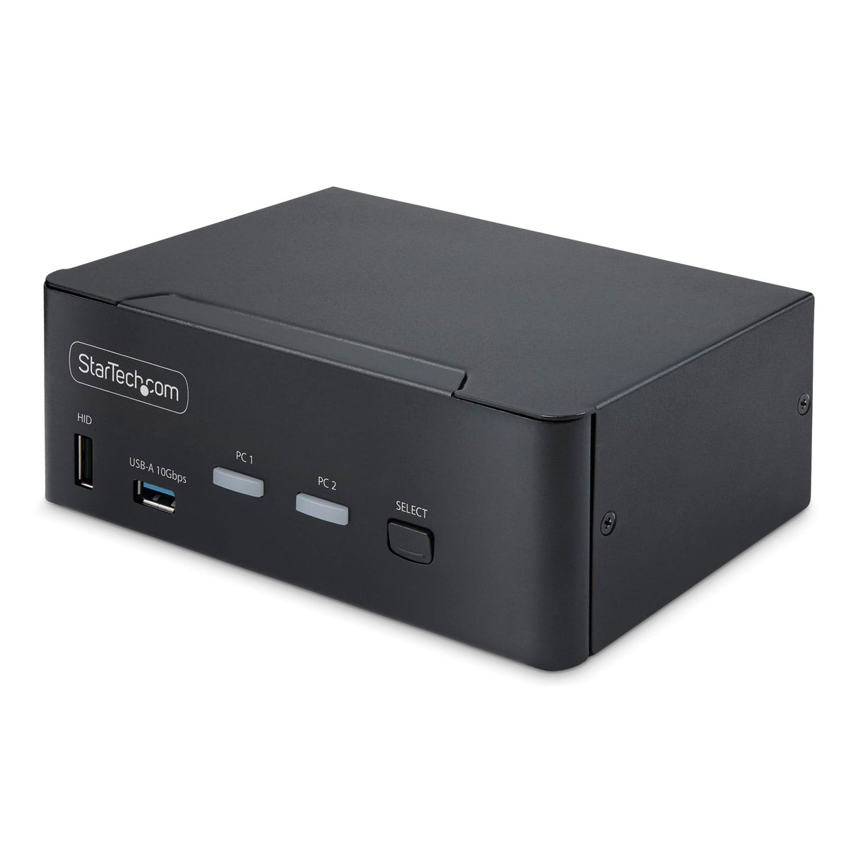 StarTech.com Switch KVM DisplayPort 1.4 de 2 Puertos y 2 Monitores - 8K 60Hz - con Hub USB de 2 Puertos (10Gbps) - TAA