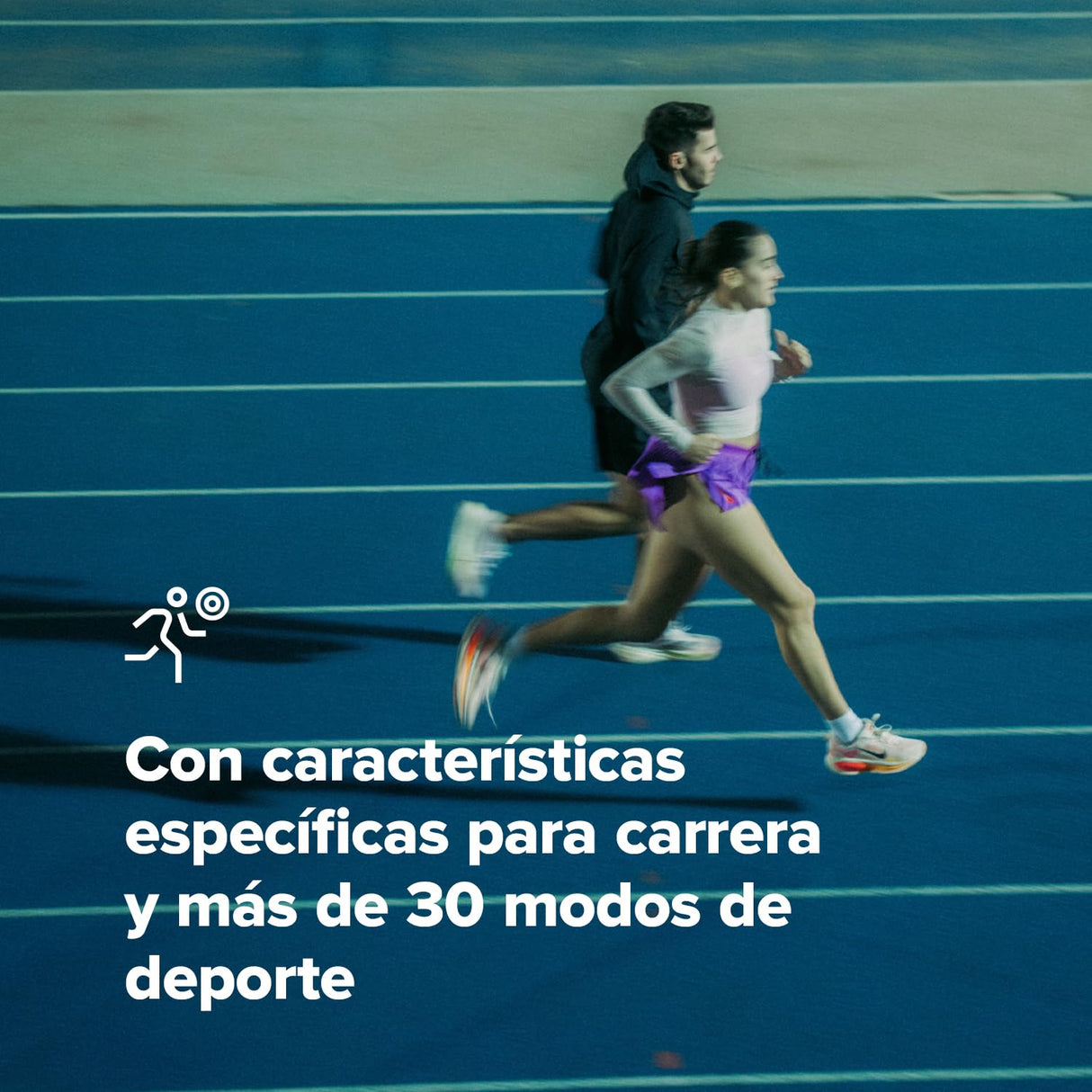 SUUNTO Run Reloj GPS Running, Pantalla Táctil AMOLED 1,32'', Ligero, Multideporte, Monitor Actividad, GPS Preciso, Seguimiento Cardíaco/Sueño, 12 Días Autonomía, 4GB Almacenamiento Música