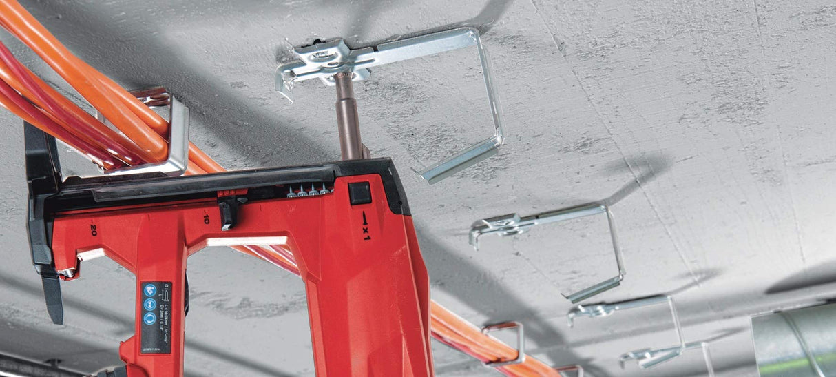 Hilti 2184454 Clavadora a batería para aplicaciones eléctricas y mecánicas, 22 V, Negro Rojo, 473 x 134 x 280 mm