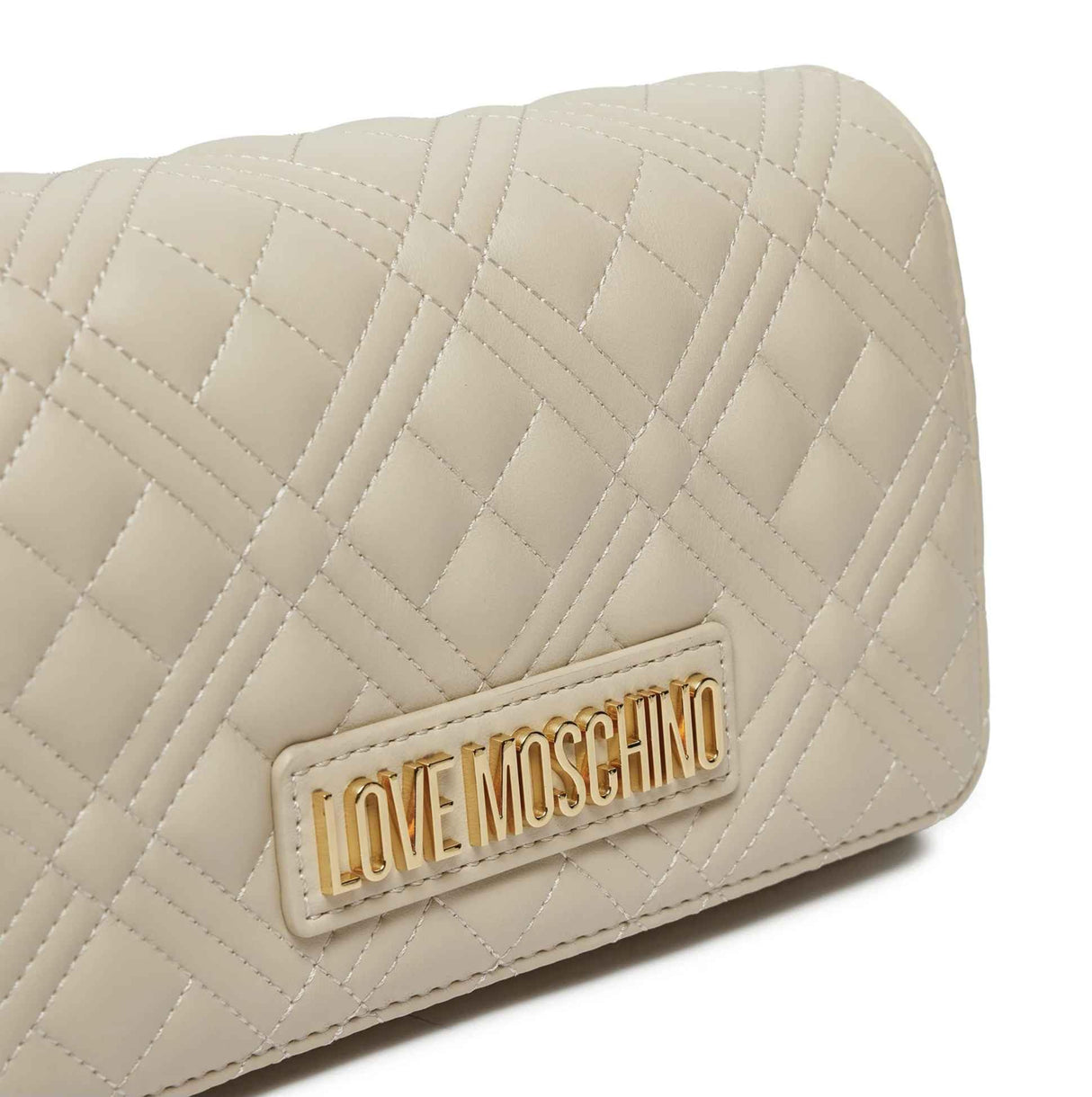 Love Moschino Jc4079pp1mla0110, Bolso de Hombro Mujeres, Blanco Perla (ral 1013), Talla única