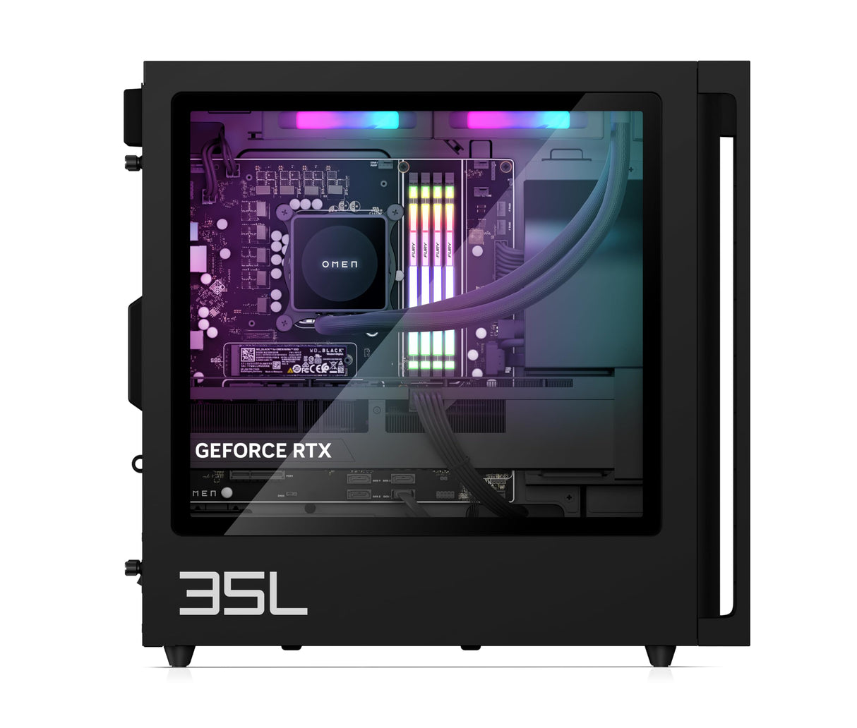HP Ordenador sobremesa Gaming OMEN (Procesador Intel Core i7-14700F, 32GB RAM, 1 TB SSD, NVIDIA GeForce RTX 4070 Super, Windows 11)