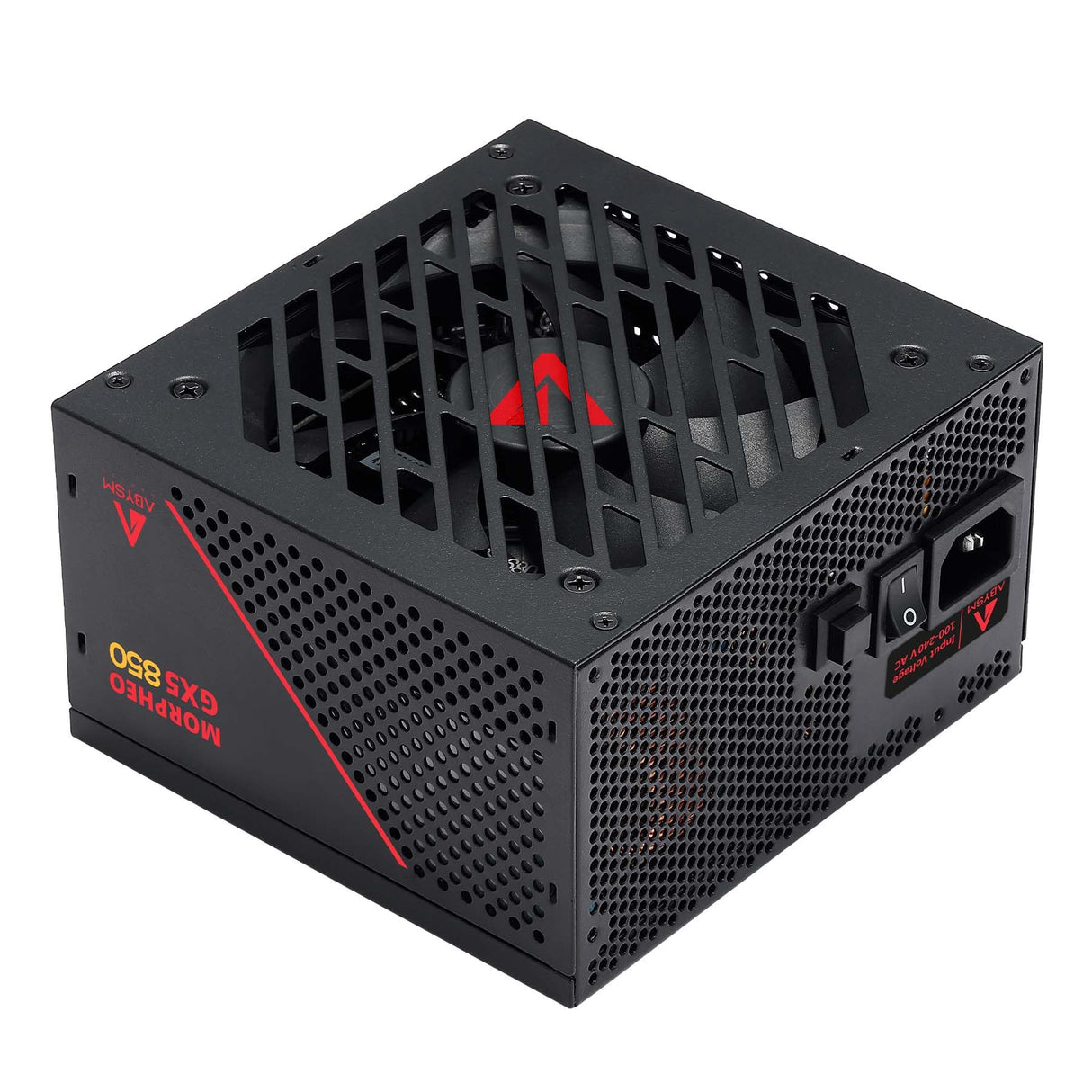 ABYSM Gaming Fuente de alimentación MORPHEO GX5 – 850 W ATX 3.1, 80 Plus Gold, Totalmente Modular, Conexión PCIe 5.1 16P