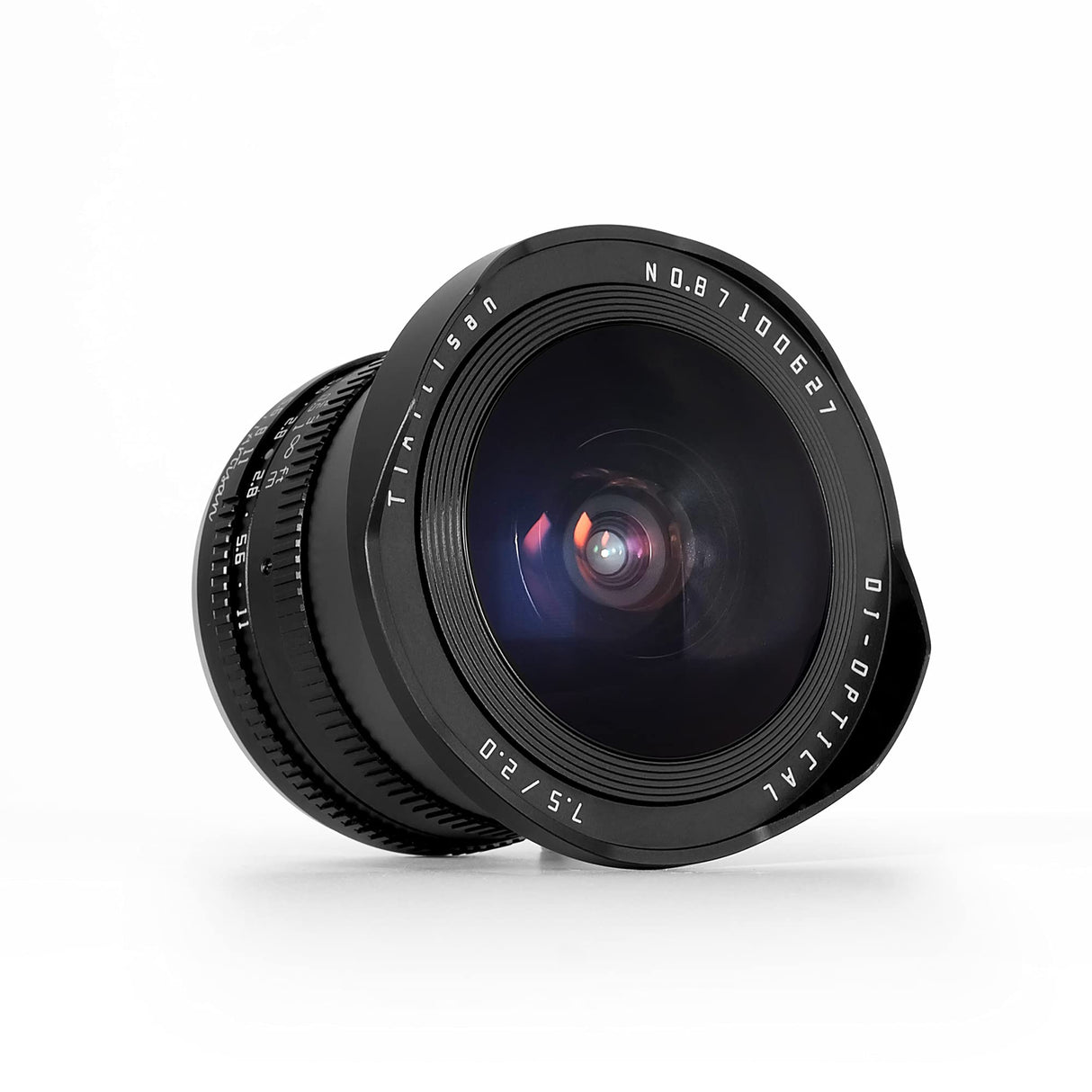 TT Artisan Conector de Objetivo de 7,5 mm F2.0 APS-C para cámara Panasonic Leica L Sigma Mount Negro, Objetivo Gran Angular con ángulo de visión de 180 Grados