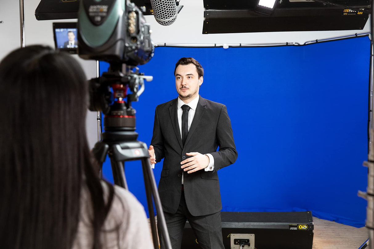 Manfrotto Panoramic Background 4m Chroma Key Blue LL LB7943 4m