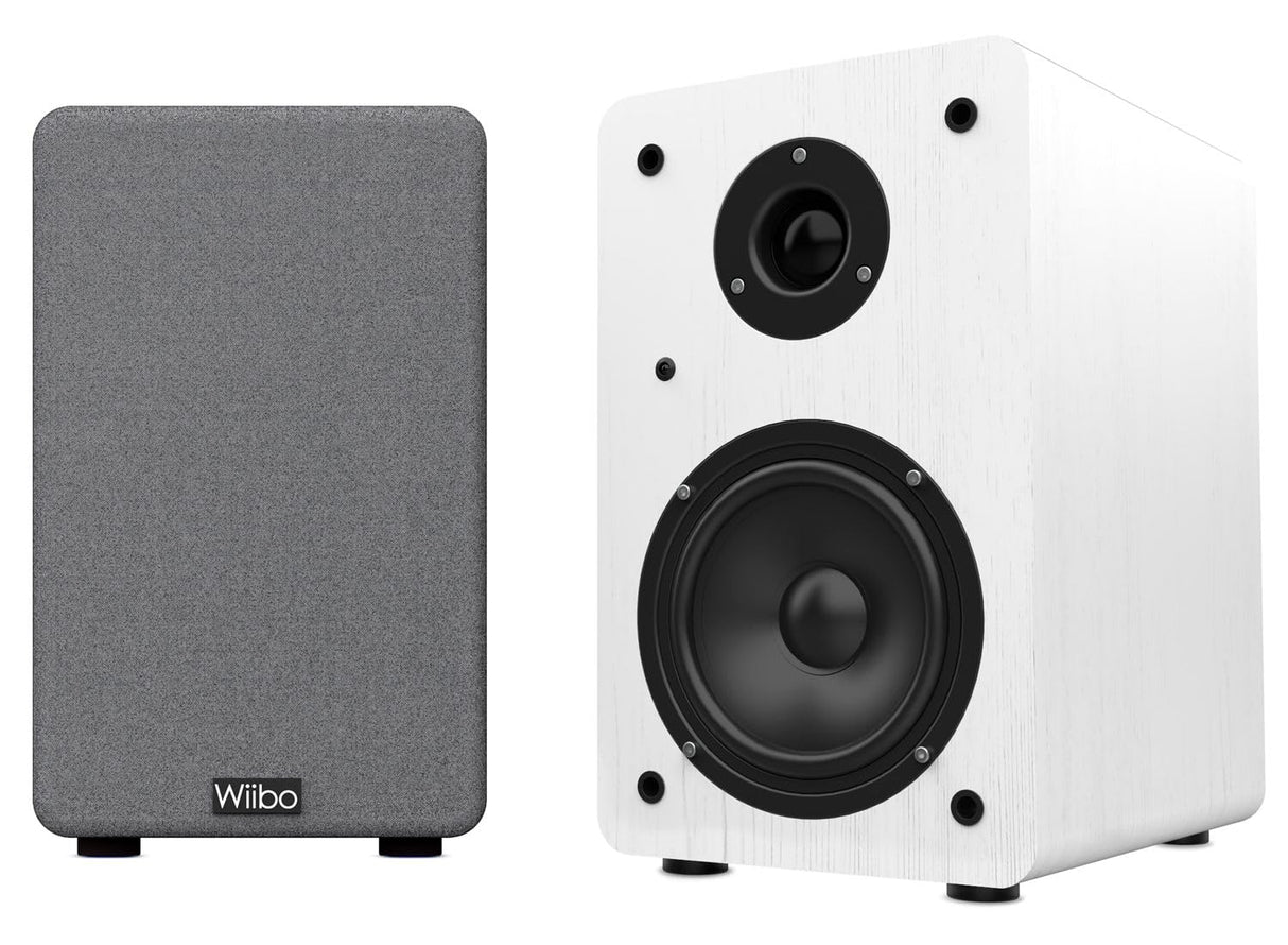 Wiibo Karino 200 White Altavoces HiFi Estanteria 2 Vias Reflex Pareja