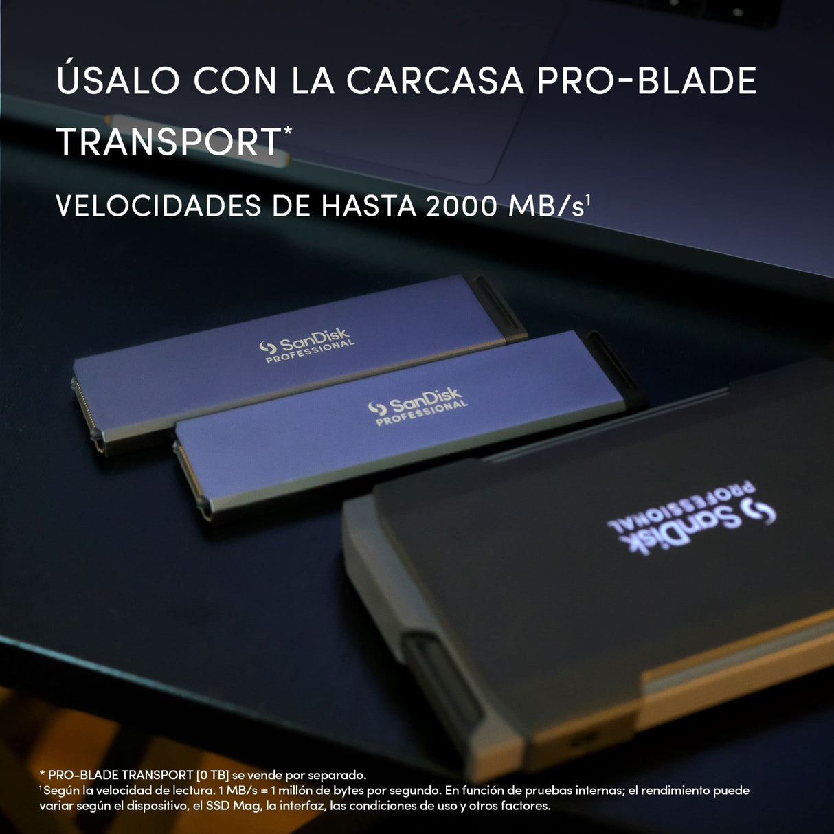 SanDisk Professional PRO-BLADE 4 To SSD Mag jusqu'à 3000Mo/s