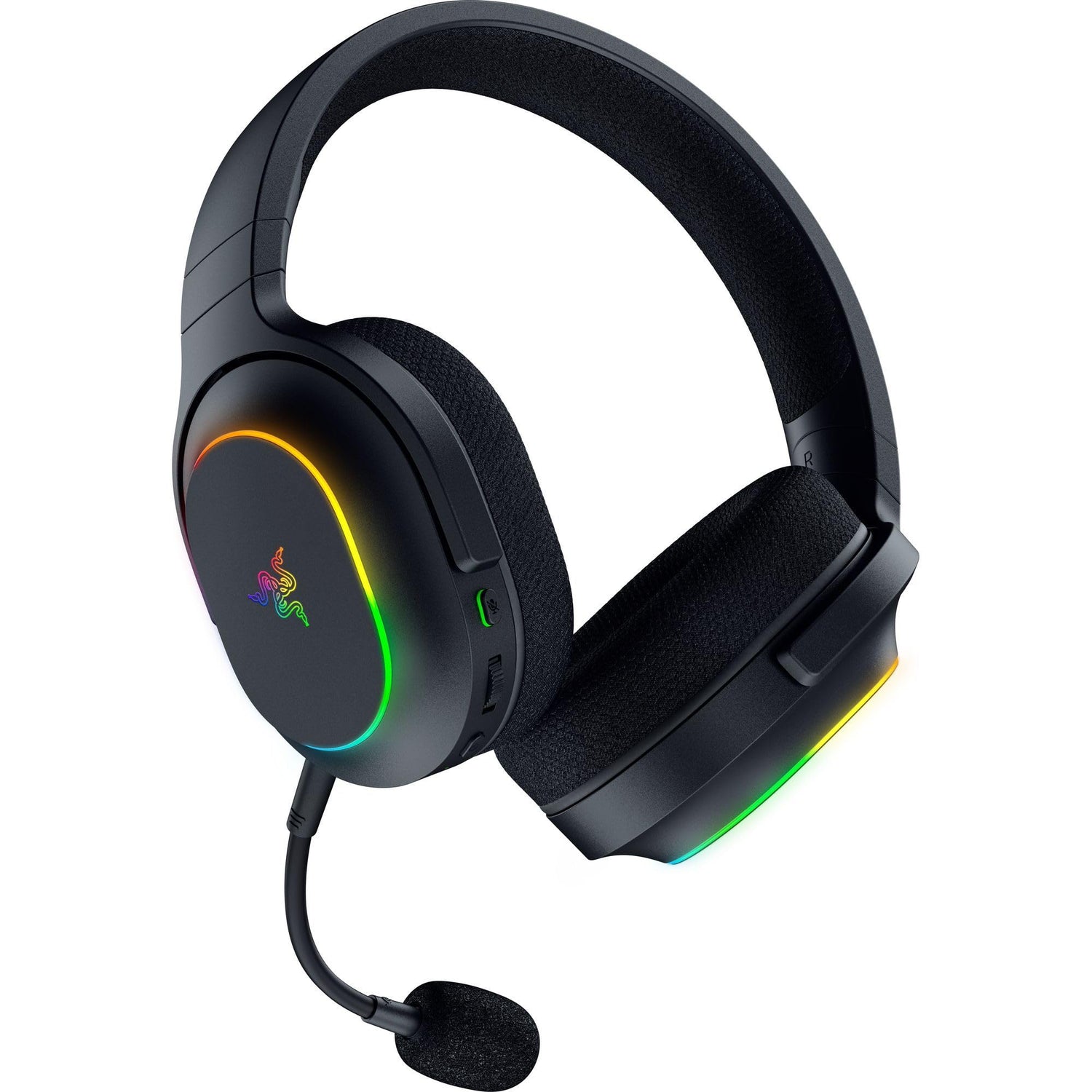 Razer Barracuda X Chroma - Auriculares inalámbricos para Juegos multiplataforma con 6 Zonas Chroma RGB (SmartSwitch Hyperspeed y Bluetooth, Altavoces de 40mm, micrófono Desmontable) Negro