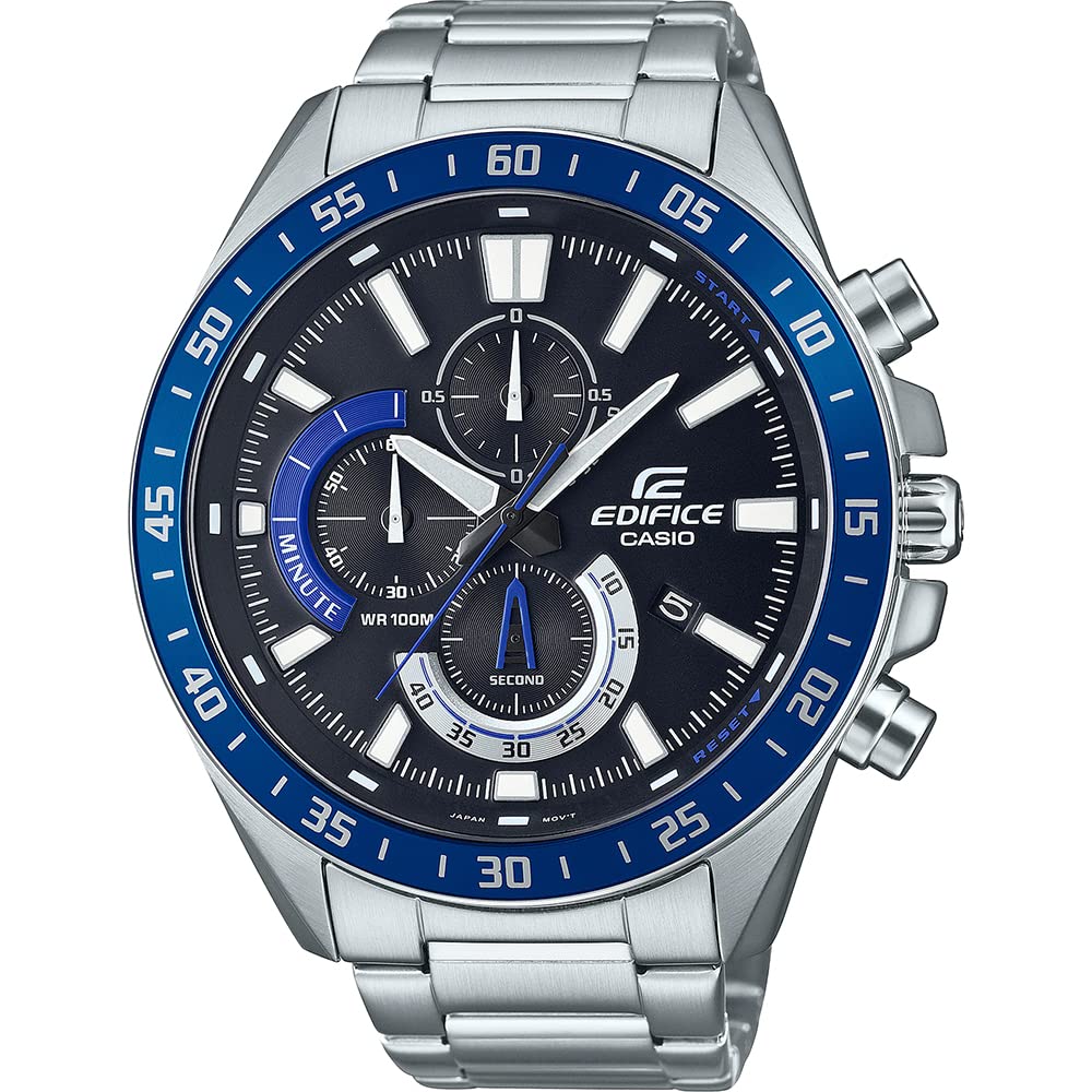 CASIO - Montre en acier inoxydable - EDIFICE - Gris