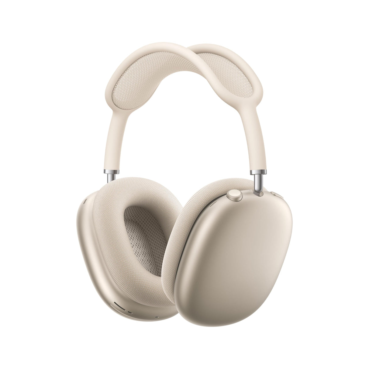 Apple AirPods Max Auriculares inalámbricos de diadema con cancelación activa de ruido de nivel profesional,modo de sonido ambiente,audio espacial personalizado,carga por USB C, Blanco estrella