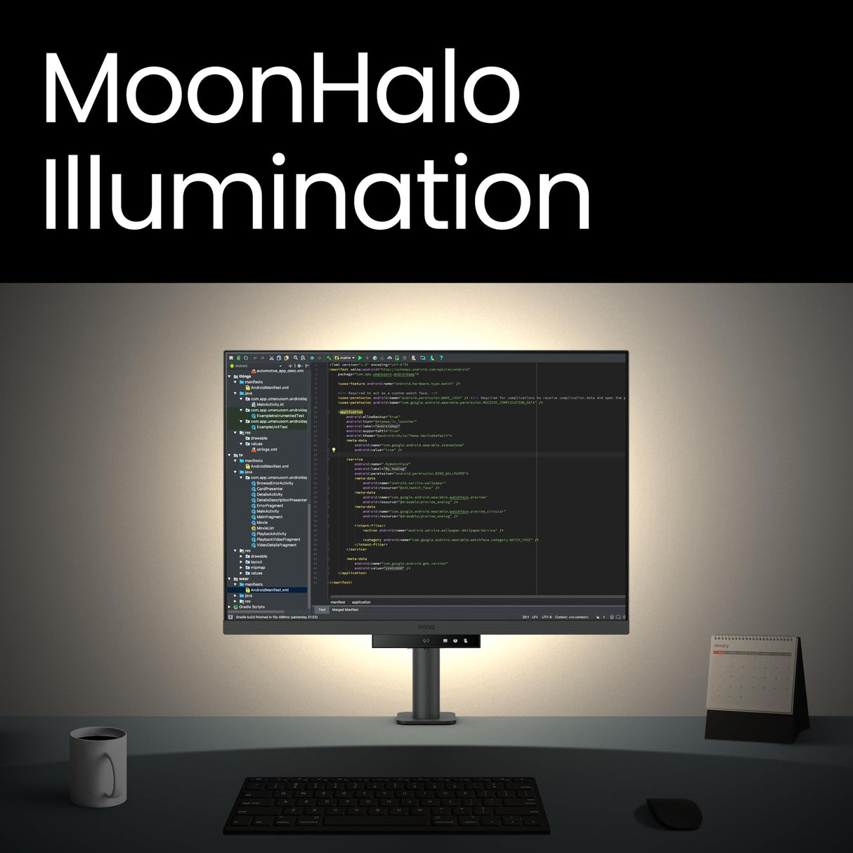 Monitor de programación BenQ RD280UA 4K+ 3840x2560 de 28.2" con retroiluminación y brazo flexible, modos de programación, tecla rápida de programación, diseño ergonómico, ratio de 3:2, modo circadiano