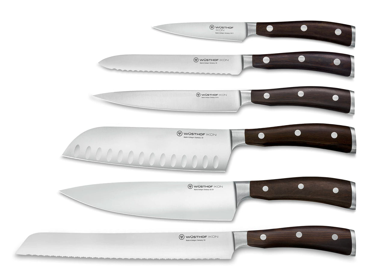 WÜSTHOF Ikon Bloque cuchillos con 6 cuchillos