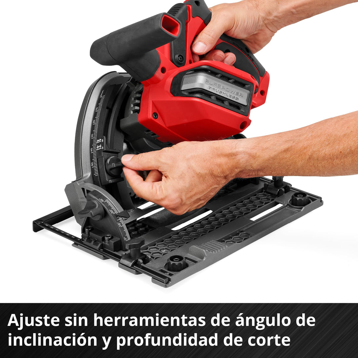 Einhell Professional Sierra de incisión con batería TP-PS 18/165 Li BL-Solo Power X-Change (18V, Ø 165 mm, hoja de sierra, Brushless, profundidad de corte 56 mm, ajuste sin herramientas, sin batería)