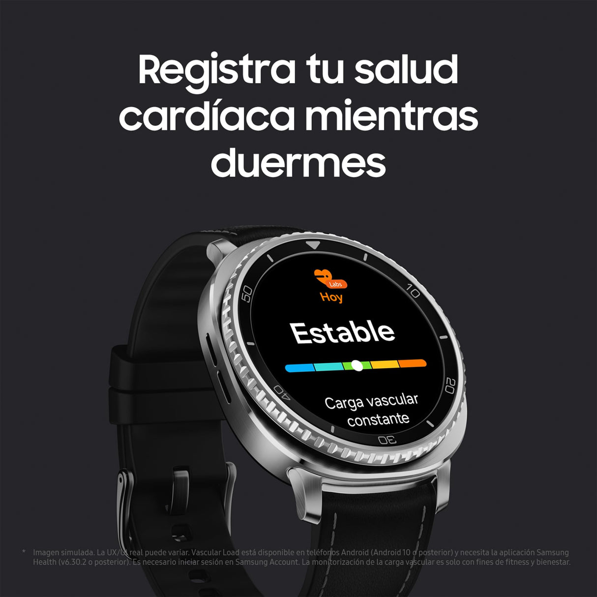 Samsung Galaxy Watch8 Classic 46mm, Bluetooth, Correa Híbrida, Smartwatch con Diseño con Bisel Giratorio, Garantía 3 Años + 1 año Extra, Blanco (Versión Española)