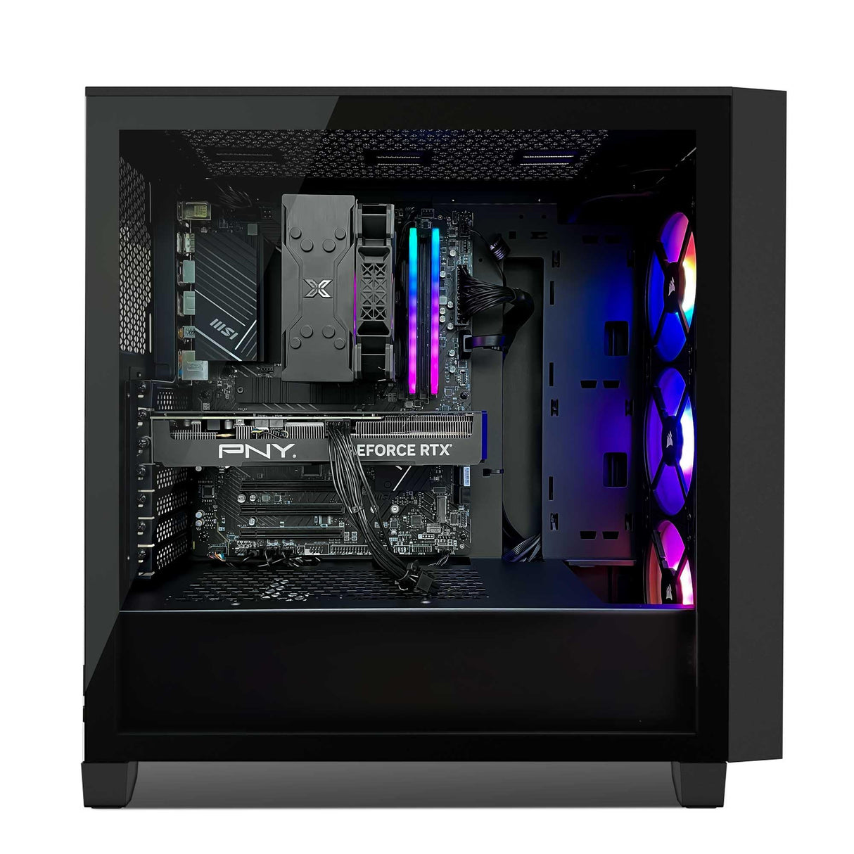 PC GAMING PC Gamer ICUE 4070 - Intel Core I5 - RTX 4070 12 GB - Corsair 3000D Airflow RGB - Tarjeta Mere MSI B760-P WiFi - Corsair Vengeance Pro SL 2X8GB DDR4 3600-1TB - Windows 11 Pro