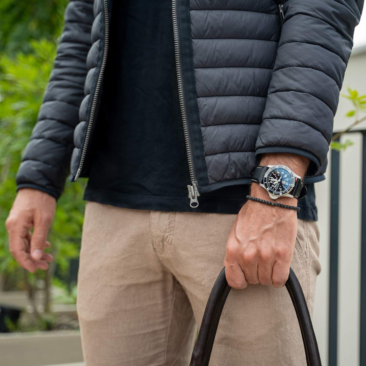 Luminox Reloj Analógico para Unisex Adulto de Automático con Correa en Cuero XS.0921