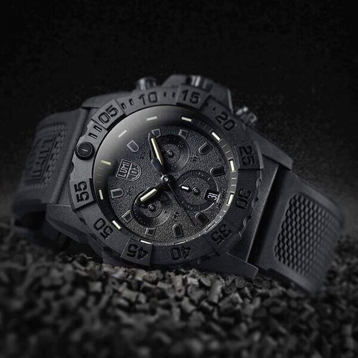 Luminox Reloj Analógico para Unisex Adulto de Automático con Correa en Caucho XS.3581.BO