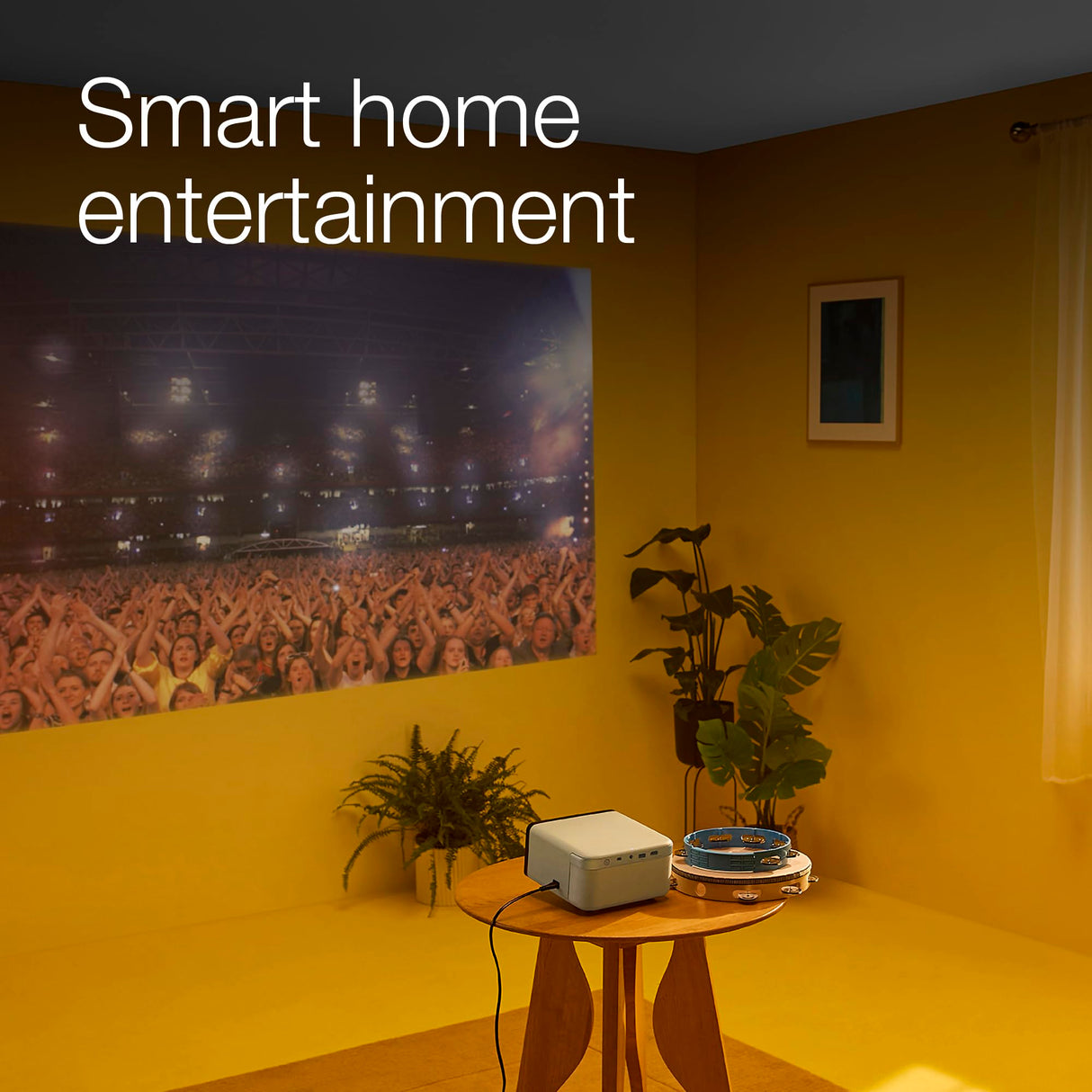 Epson EF-21G Mini Smart Laser Projector | Proyector Portátil Full HD, 1920 x 1080p, Altavoz Bluetooth de 5W, Proyección a Pared, Suelo o Techo, 1000 Lúmenes, Google TV | 150", Verde