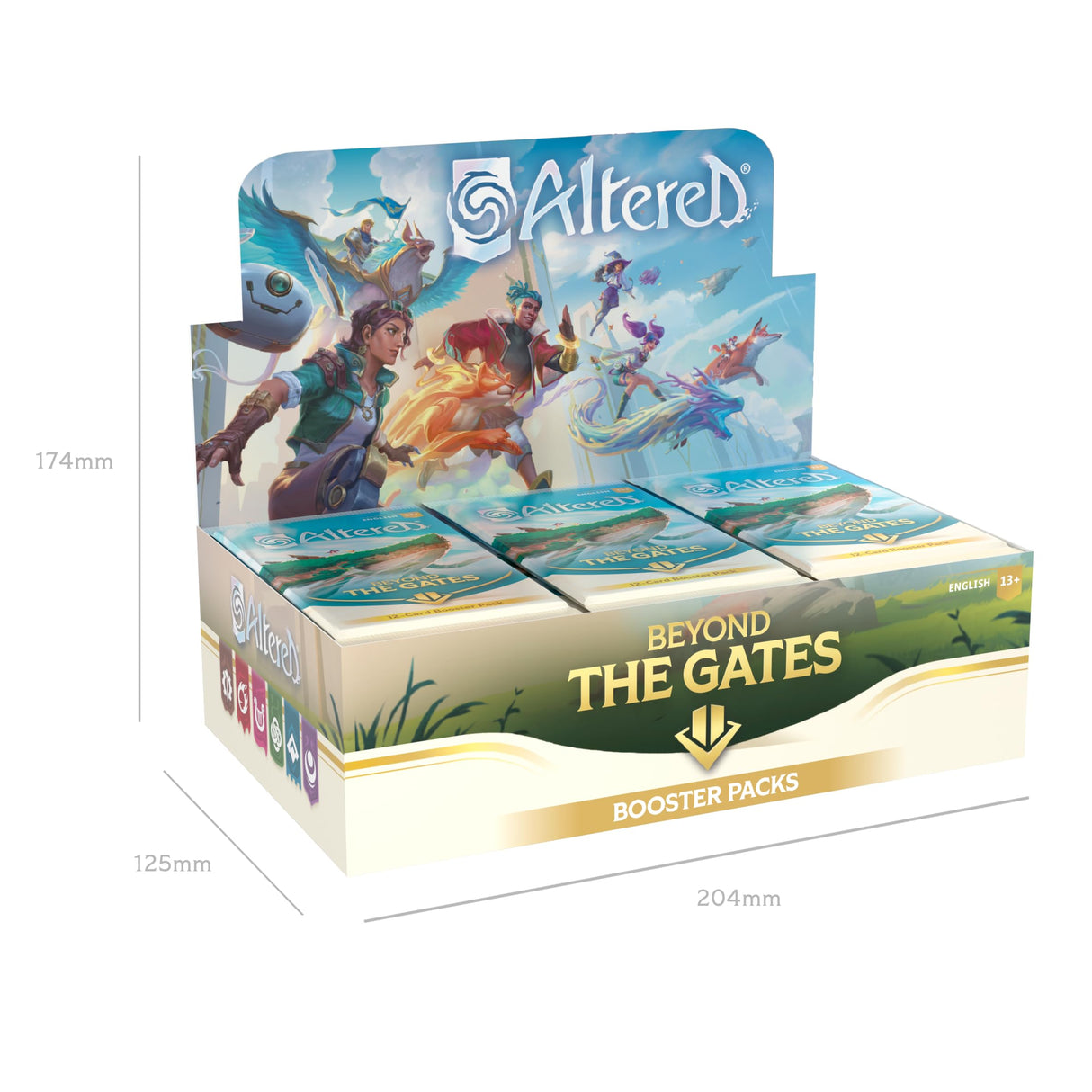 Equinox Altered Beyond The Gates 36-Pack Booster Display – Unique Deck Building, Strategic Non-Combat Gameplay, Collectible Trading Card Game, Eges 13+ for 2 Players, 20-30 Minute Playtime