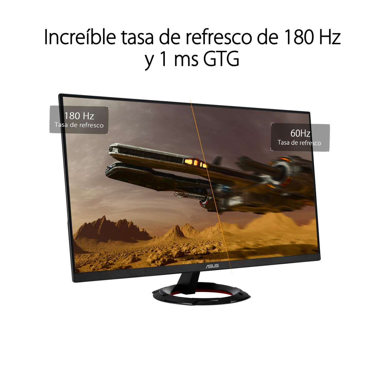 ASUS TUF Gaming VG279Q3R Monitor Gaming de 27 Pulgadas, Full HD 1920x1080, 180 Hz, Fast IPS, Extreme Low Motion Blur, 1 ms GTG, FreeSync, Variable Overdrive, 100% sRGB