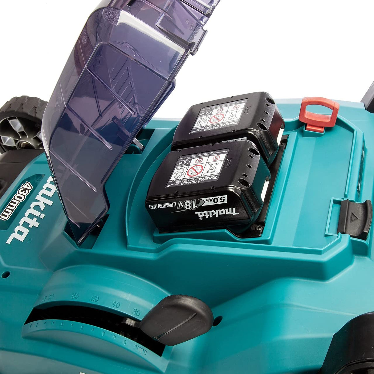 Makita Cortacésped 18Vx2 LXT 43cm 5,0Ah 2 bat marca