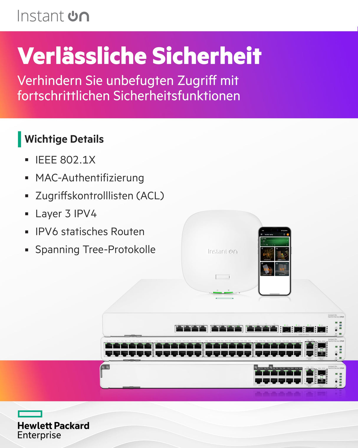 Aruba Ion 1960 24G 2 CPNTXT 2XF 370W SW
