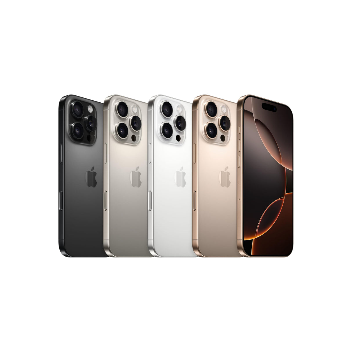 Apple iPhone 16 Pro MAX de 256 GB: Smartphone 5G con Control de Cámara, grabación en 4K a 120 f/s con Dolby Vision y un Gran Salto en autonomía. Compatible con los AirPods; Titanio Natural