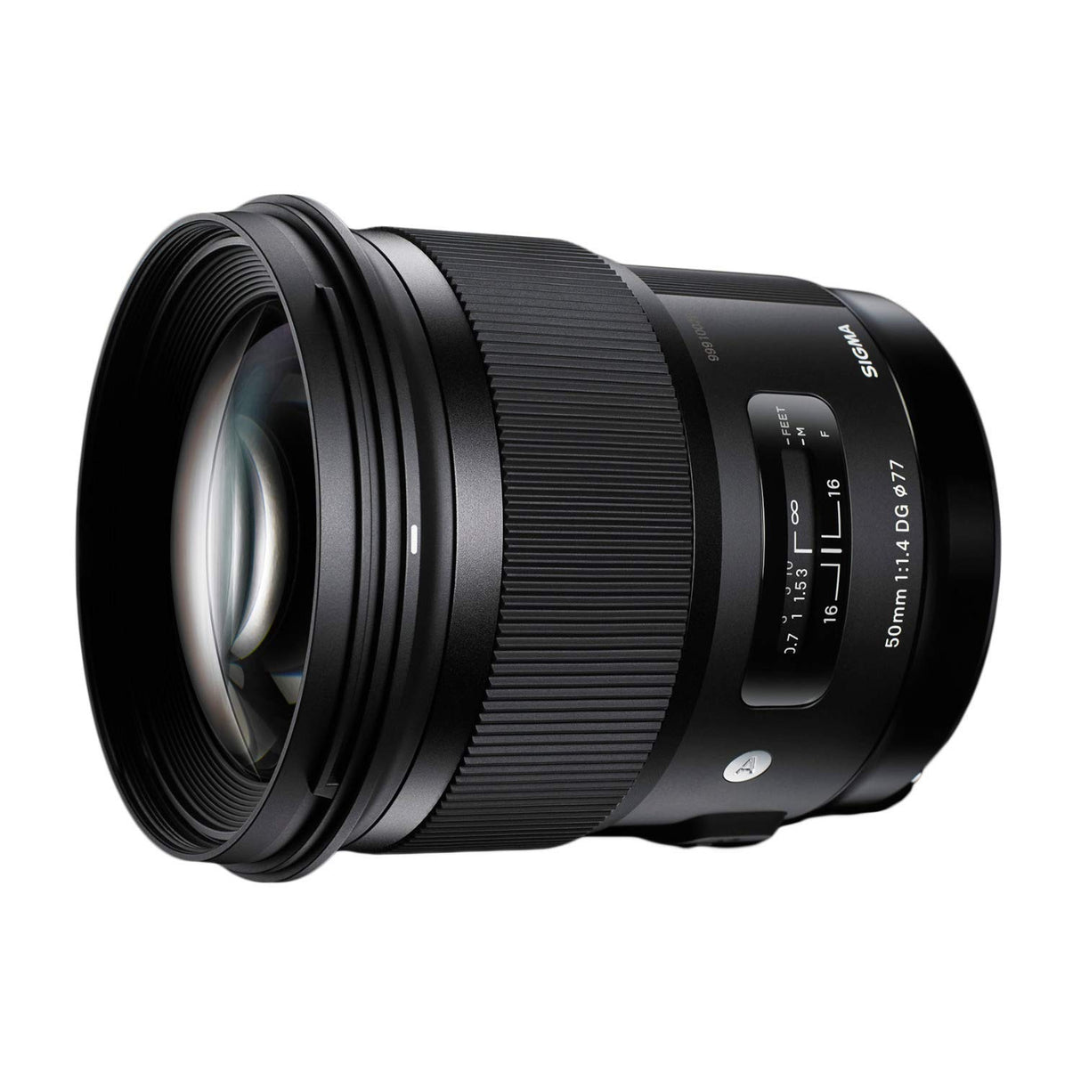 Sigma 50 mm f/1.4 - Objetivo para Nikon (50mm, f/1.4, zoom óptico 1x, 77 mm), color negro