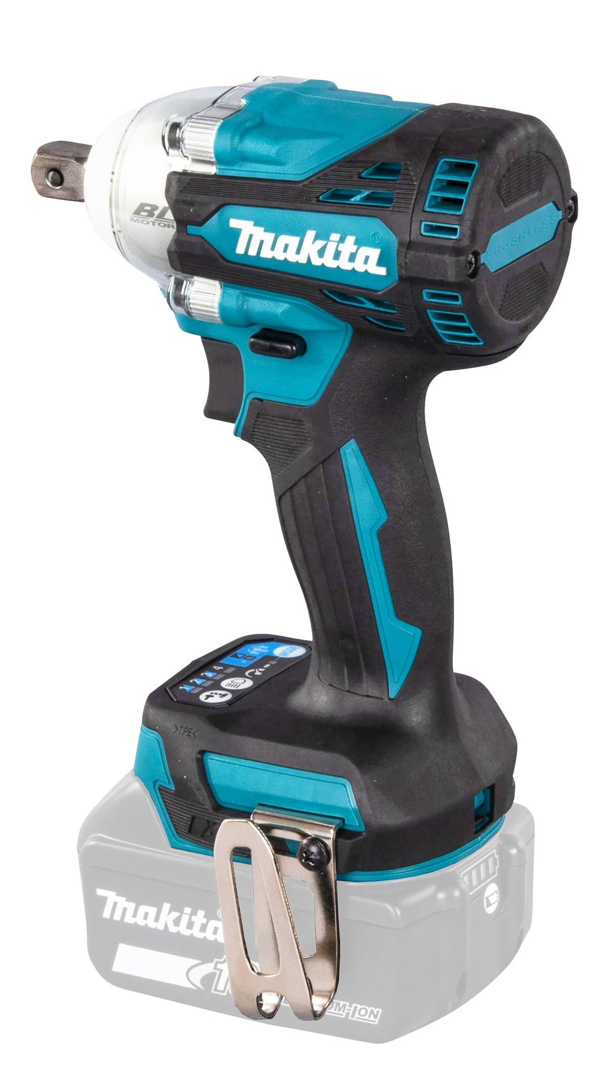 Makita DTW301Z-Llave de Impacto bl 18v lxt 330nm 1/2" Bola, Negro, sin batería y cargador