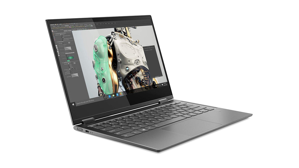 Lenovo Yoga C630 - Portátil Convertible 13.3" FullHD - (Qualcomm Snapdragon 850, 8GB RAM, 256GB SSD, Integrated Qualcomm Adreno 630 Graphics, Windows 10 Home en modo S), Gris - Teclado QWERTY Español