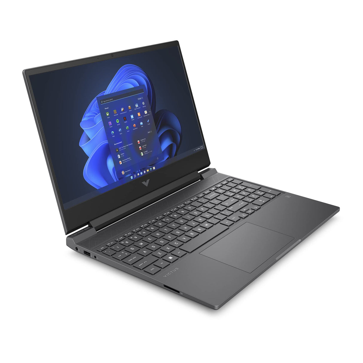 HP Victus Victus 15-fa1001sf PC Portable Gaming 15,6'' FHD IPS (Intel Core i5-12500H, RAM 16 GB, SSD 512 GB, NVIDIA GeForce RTX 4050 6GB, AZERTY, Windows 11) Plata Mica